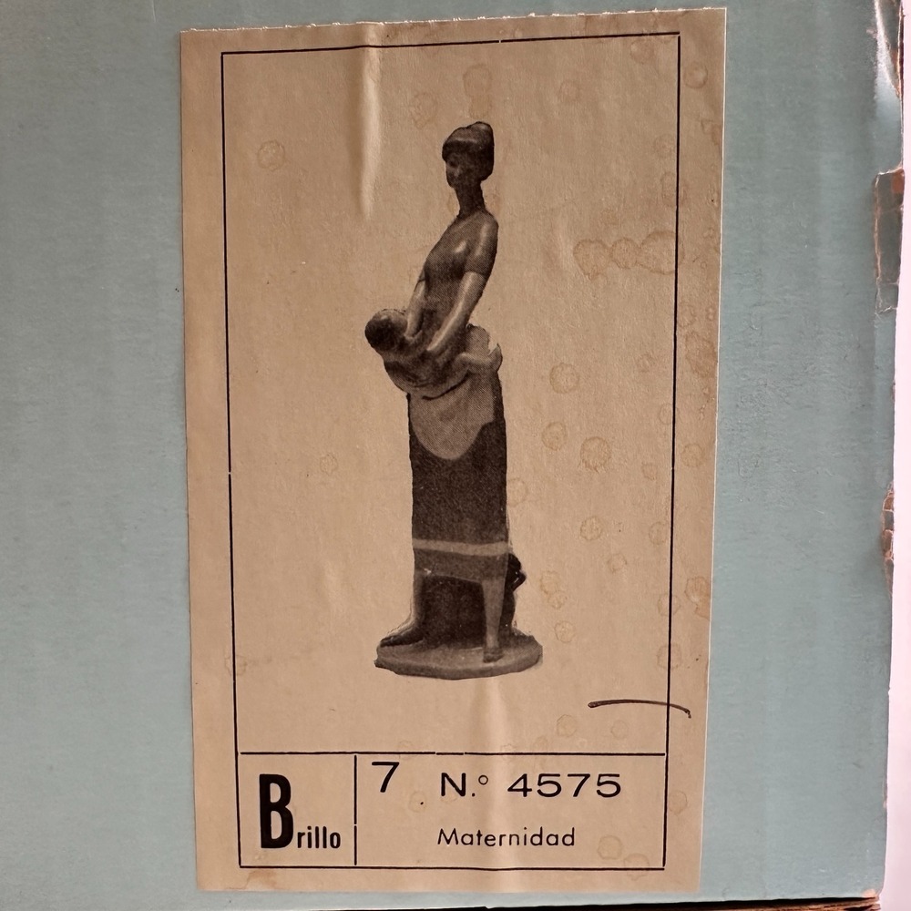 Lladro Maternidad 4575 Maternity Motherhood & Child Baby 13" Brille VTG 1969 Box - Picture 3 of 16